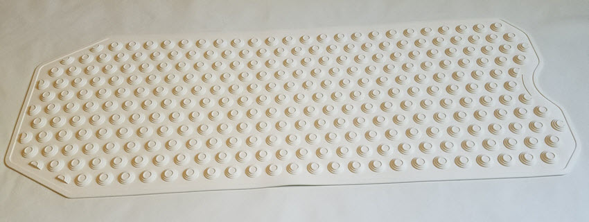 No Suction Cup Bath Mat - Made In Italy - Bath Mat For Refinished Bathtubs