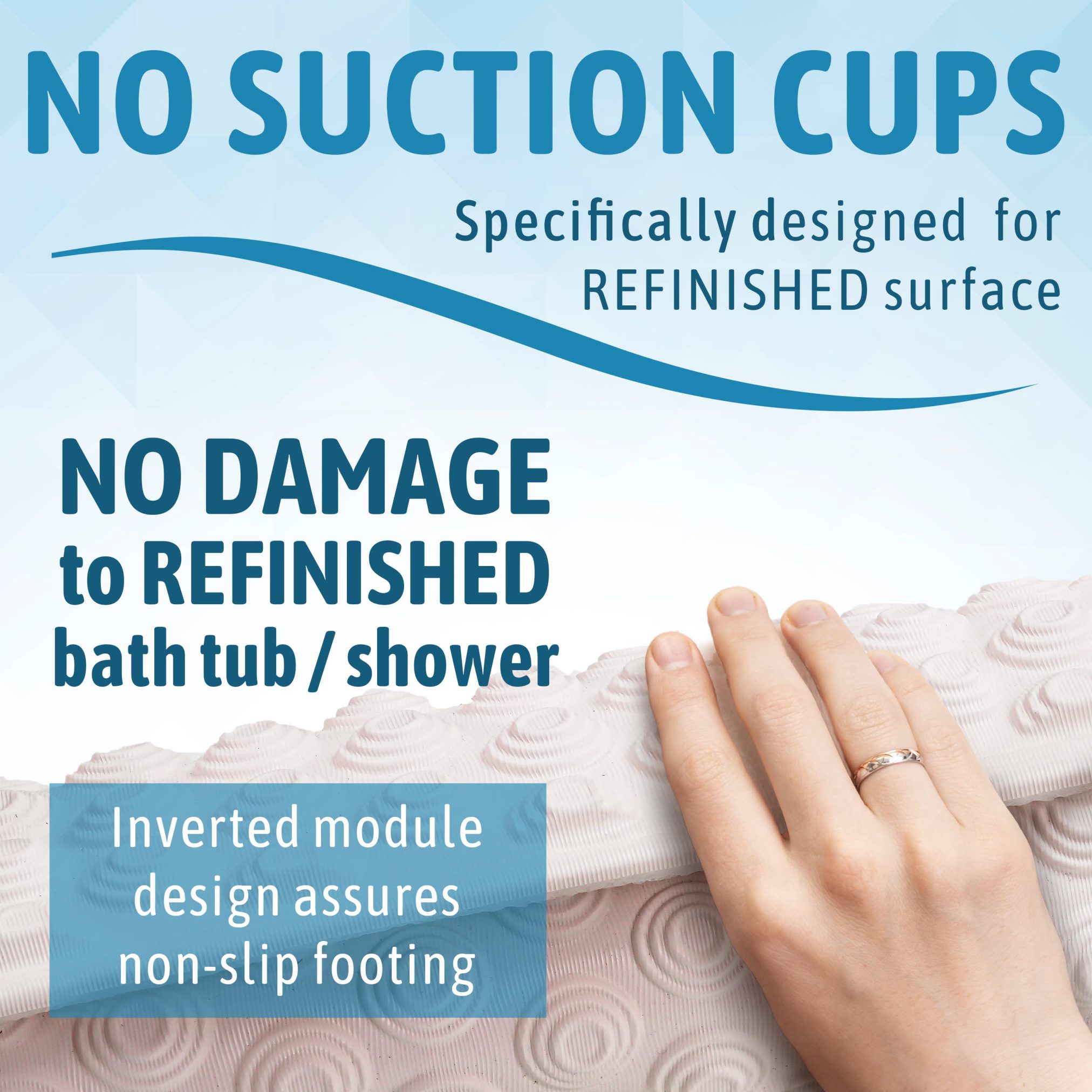 Bath Mats Without Suctions Cups