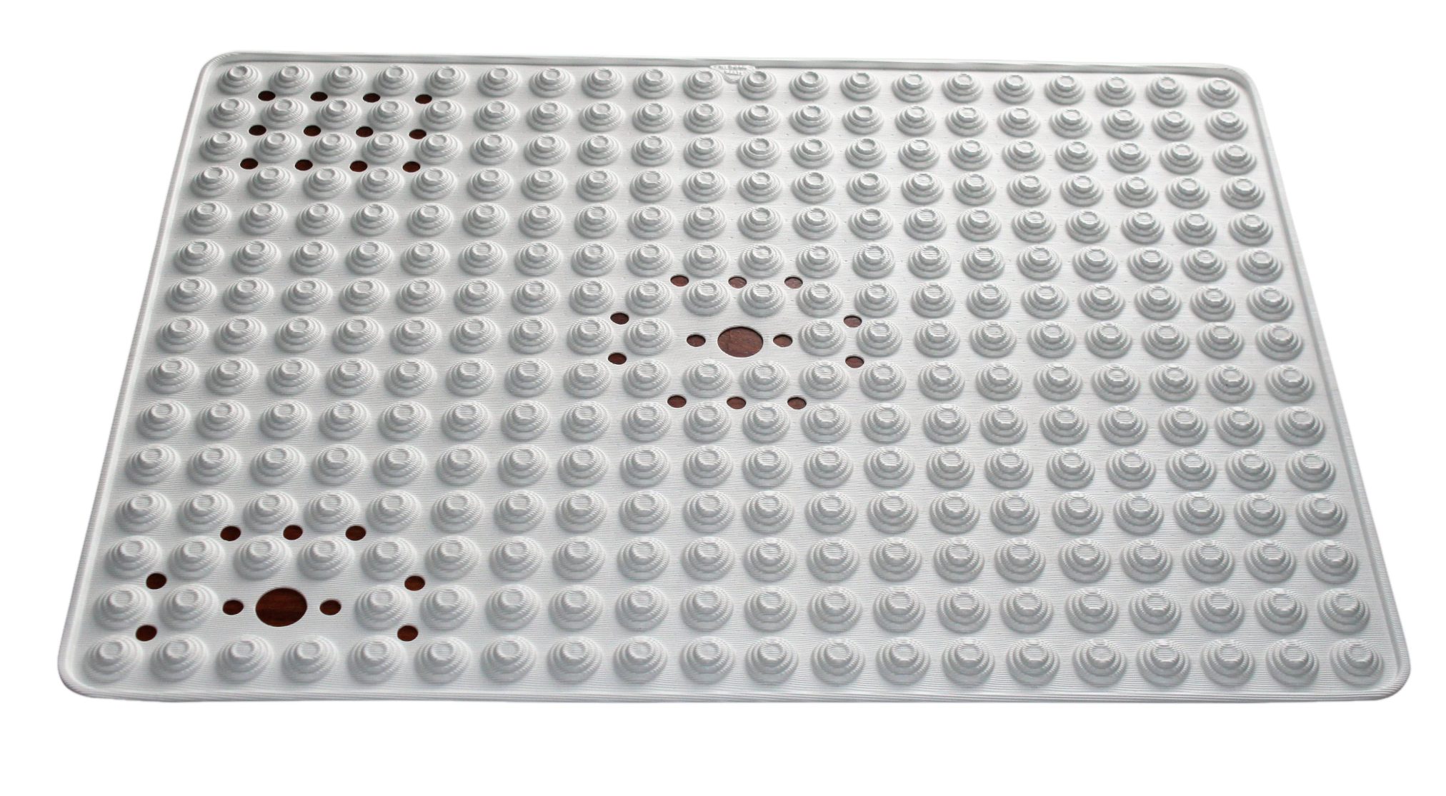 Extra Large No Suction Cup Shower Stall Mat, 24" X 30" Made In Italy